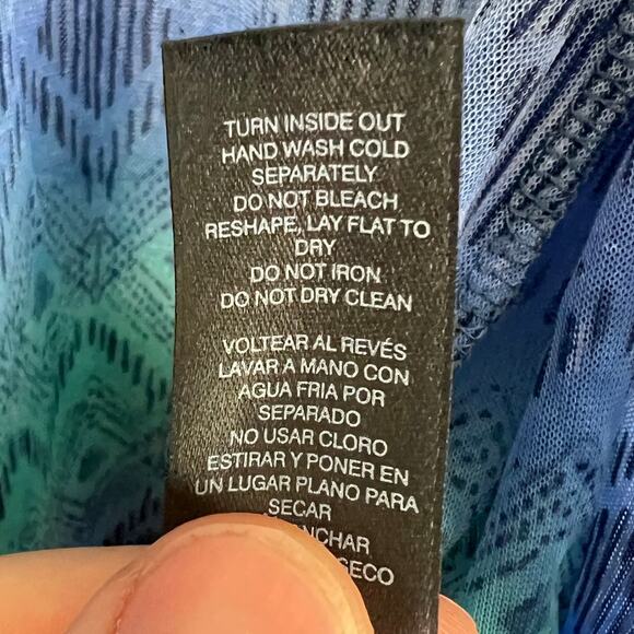 Chico's Womens XL Travelers Boho Coastal Resortwear Artsy Geometric Duster Vest - Picture 9 of 11